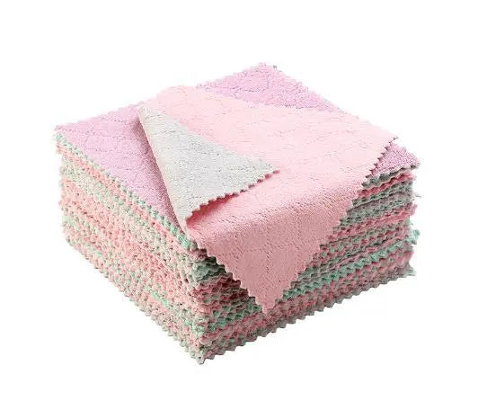 Homaxy 4/6Pcs Cotton Dishcloth Ultra Soft Absorbent Kitchen Towel